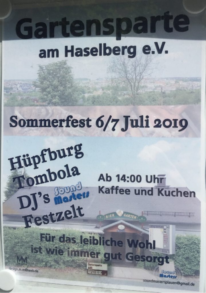 Sommerfest 2019 - Programm